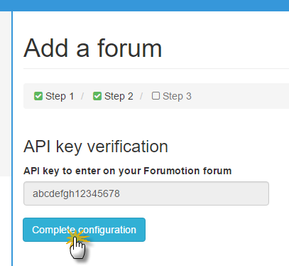 Complete Forumotion forum setup on Topic'it